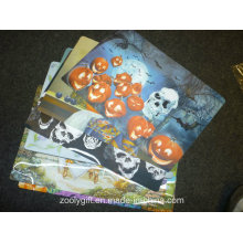 Skull Design Printing PP Table Placemat
